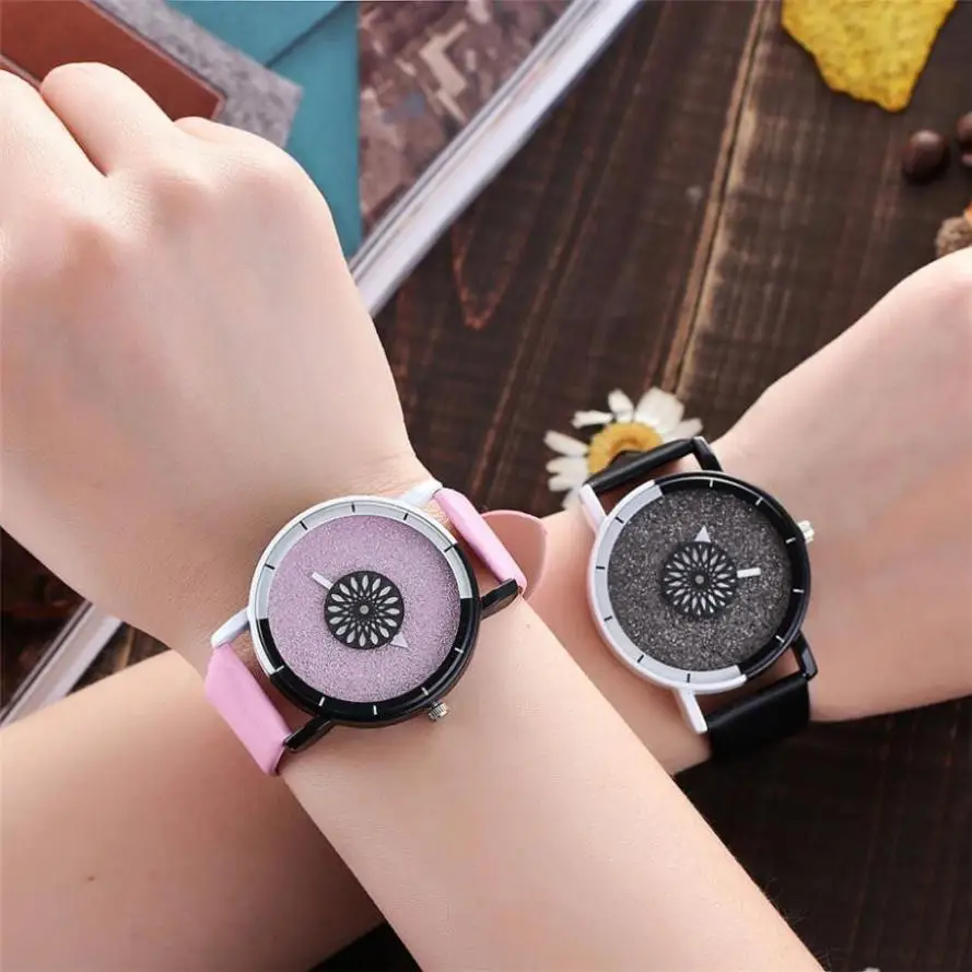 Relojes mujer 2018 новые кожаные Наручные часы браслет Кварцевые Женские Женское платье
