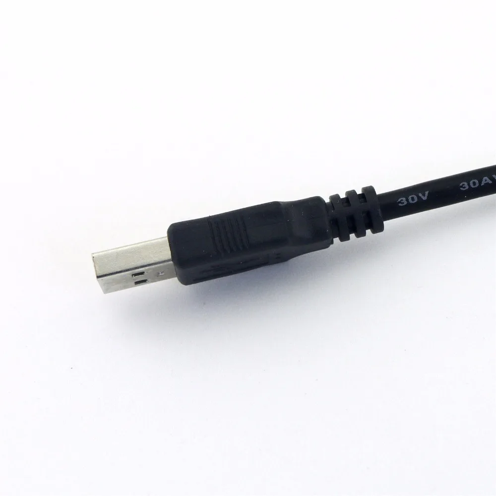 Кабель-Переходник USB 2.0 Type A (штекер)-USB 2,0 B (штекер) для принтера, сканера, 1 фут, 1 шт. (art.: 7a5b7e47c) - 7a5b7e47c