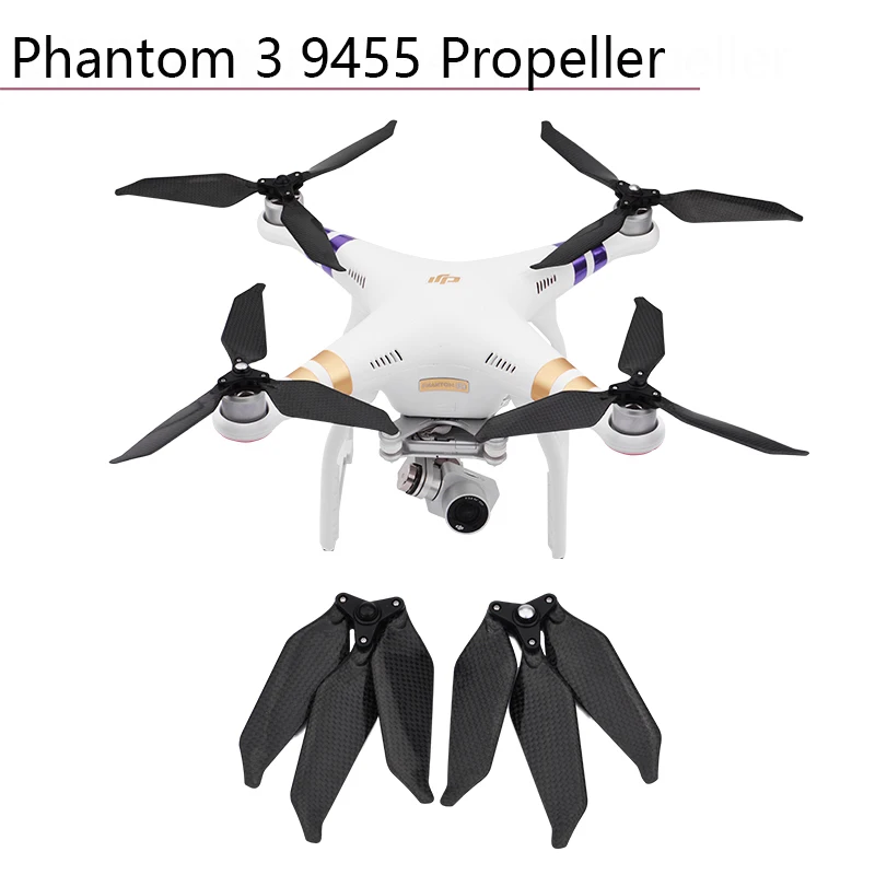 9455S карбоновый пропеллер с низким уровнем шума складной для DJI Phantom 3 2