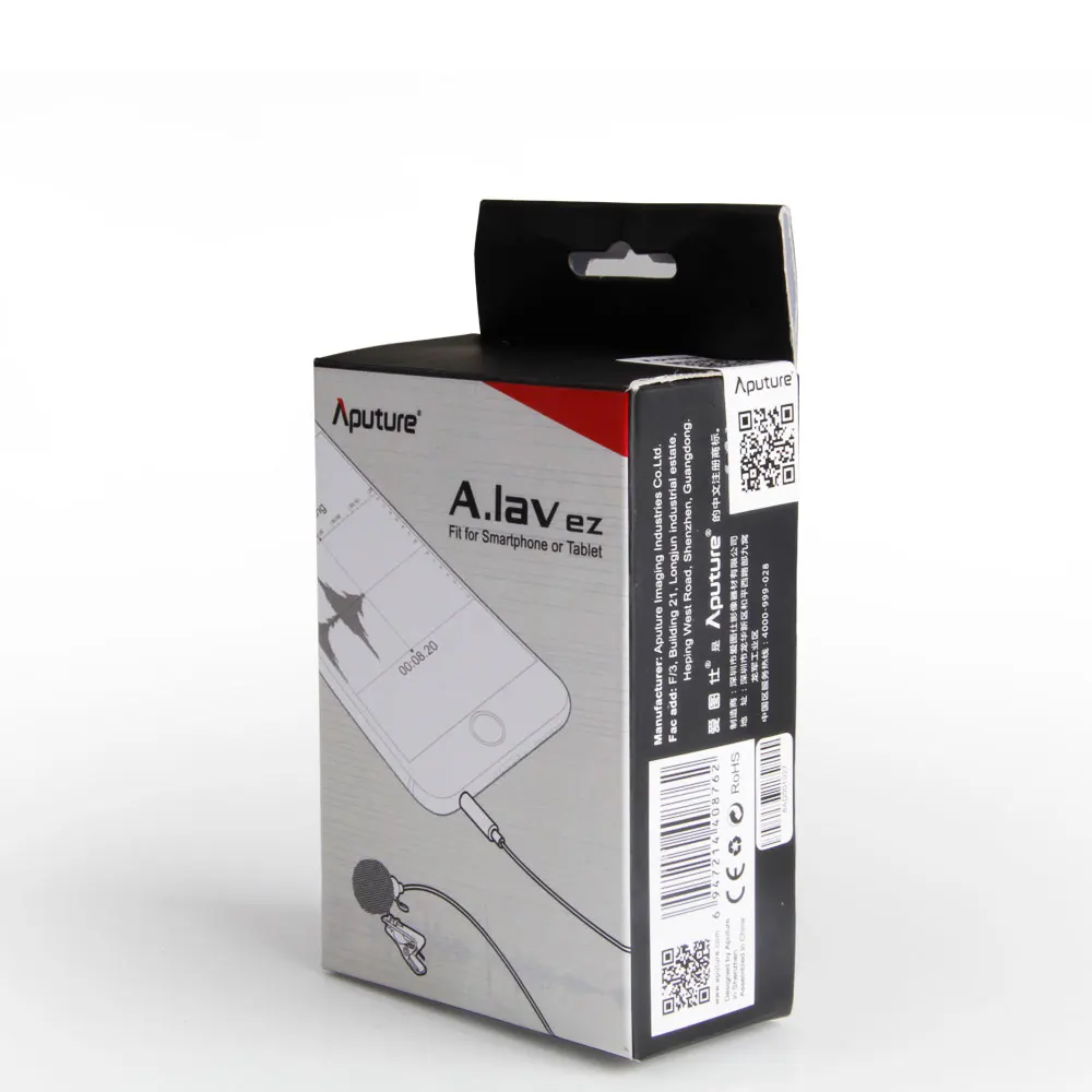 Новое поступление Aputure A. lav ez Lavalier микрофон для мобильного телефона/смартфона