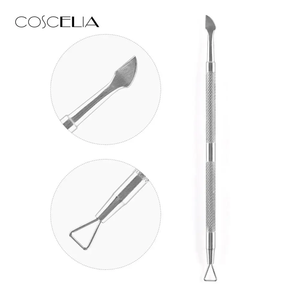 1 шт. серебряное двухстороннее одиночное из нержавеющей стали треугольный