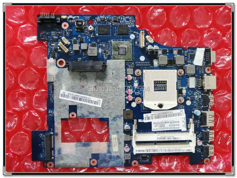 La 6753p для Lenovo G570 ноутбук материнская плата intel HM65 DDR3 гнездо PGA989 с ATI видеокарта