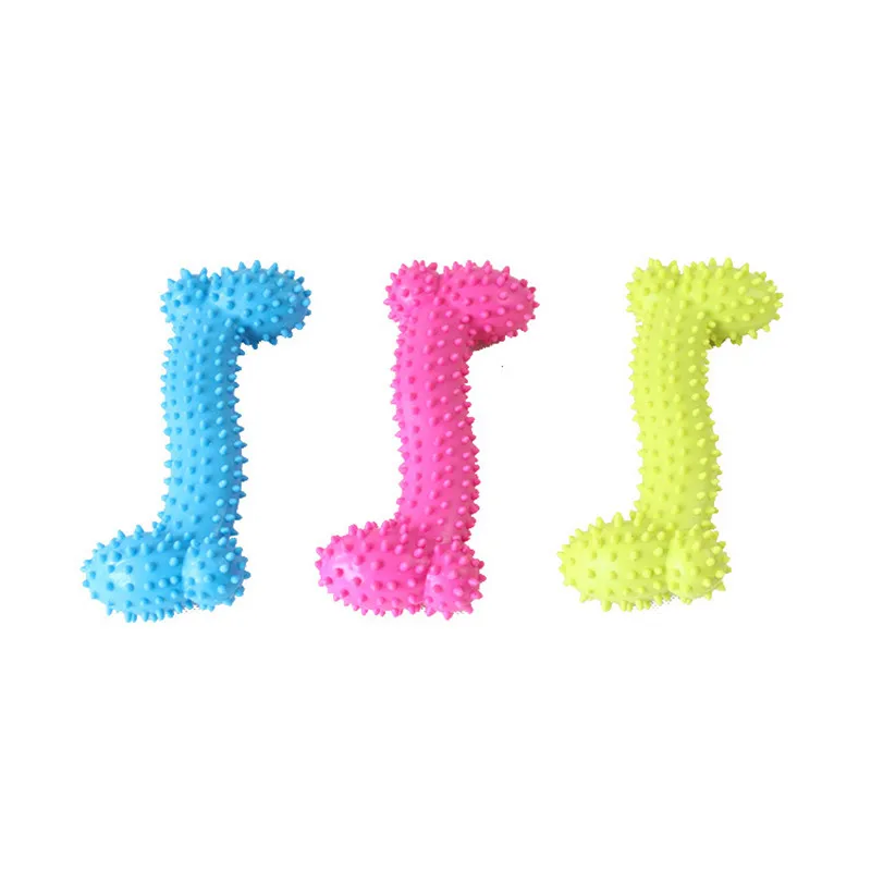 Резиновый мяч для костей собак щенков животных|dog toys|pet dog toybone |