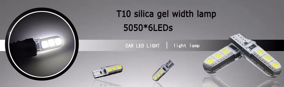 4 Шт. T10 W5W 168 194 SMD LED Белые Огни Клин Свет стороны Лампы Для Автомобилей Задний