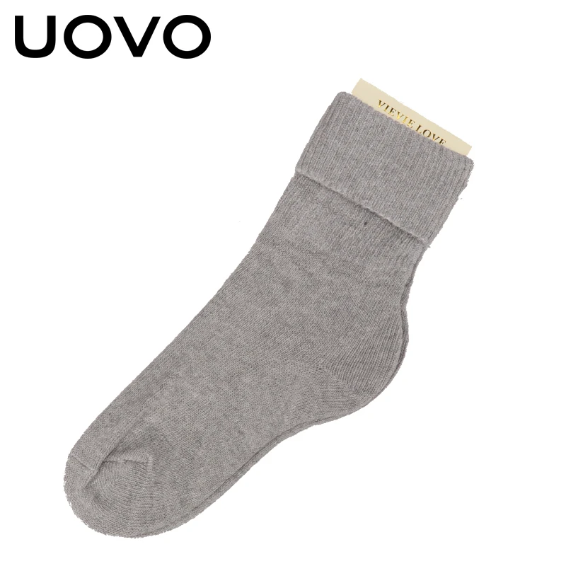 UOVO/4 пара/лот; коллекция года; модная детская одежда для девочек; однотонные классические леггинсы для девочек старше 10 лет; для крупных детей - Цвет: Grey