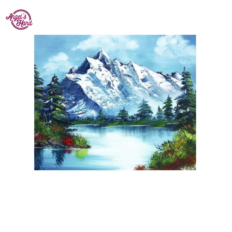 Руки ангела DIY 5d diamond Вышивка картина вышивки крестом Домашний Декор заснеженные
