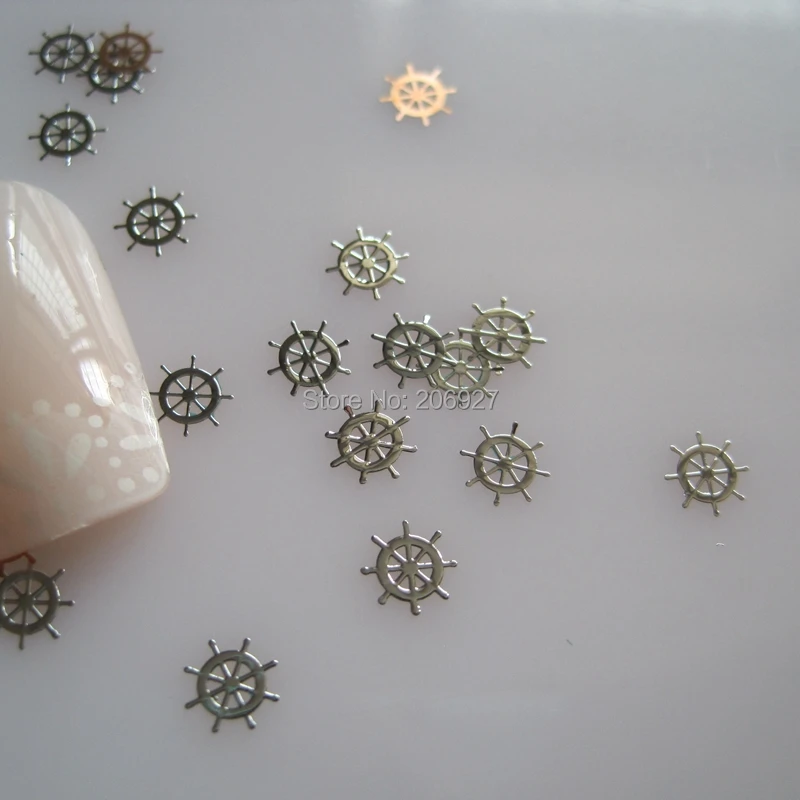 100 шт. серебряные милые металлические Стикеры для ногтей|sticker fabric|stickers opelsticker house |