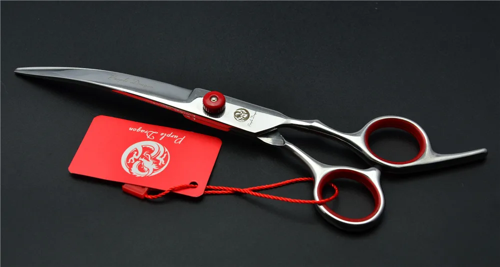 Ножницы для стрижки собак и кошек 7 дюймов 19 5 см 62HRC|hairdressing scissors|hair shearscurved scissors |