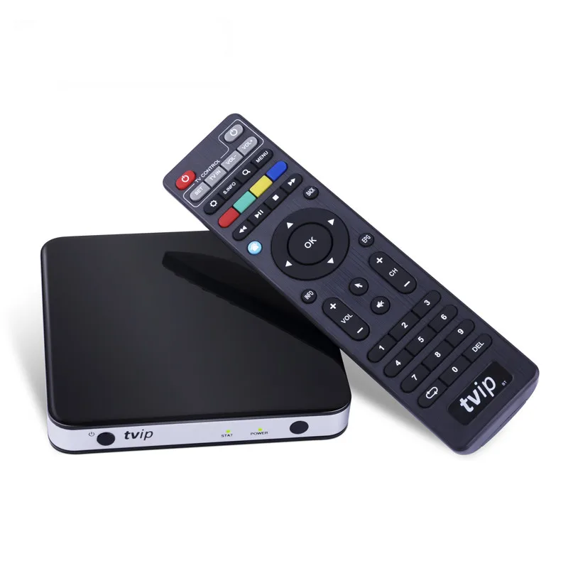 

TVIP 605 Smart TV Box Linux OS Support Quad Core TVIP412 4K Super Clear Double System Linux or Android 6.0 OS Set Top Box