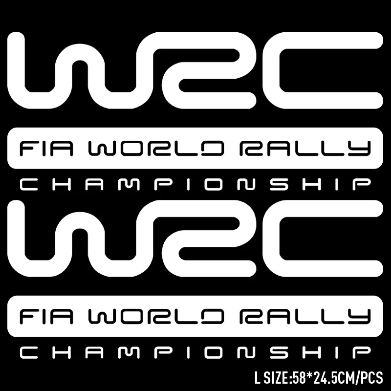 1 пара WRC гоночный дизайн всего тела наклейка для автомобиля-Стайлинг Ford VW Citroen