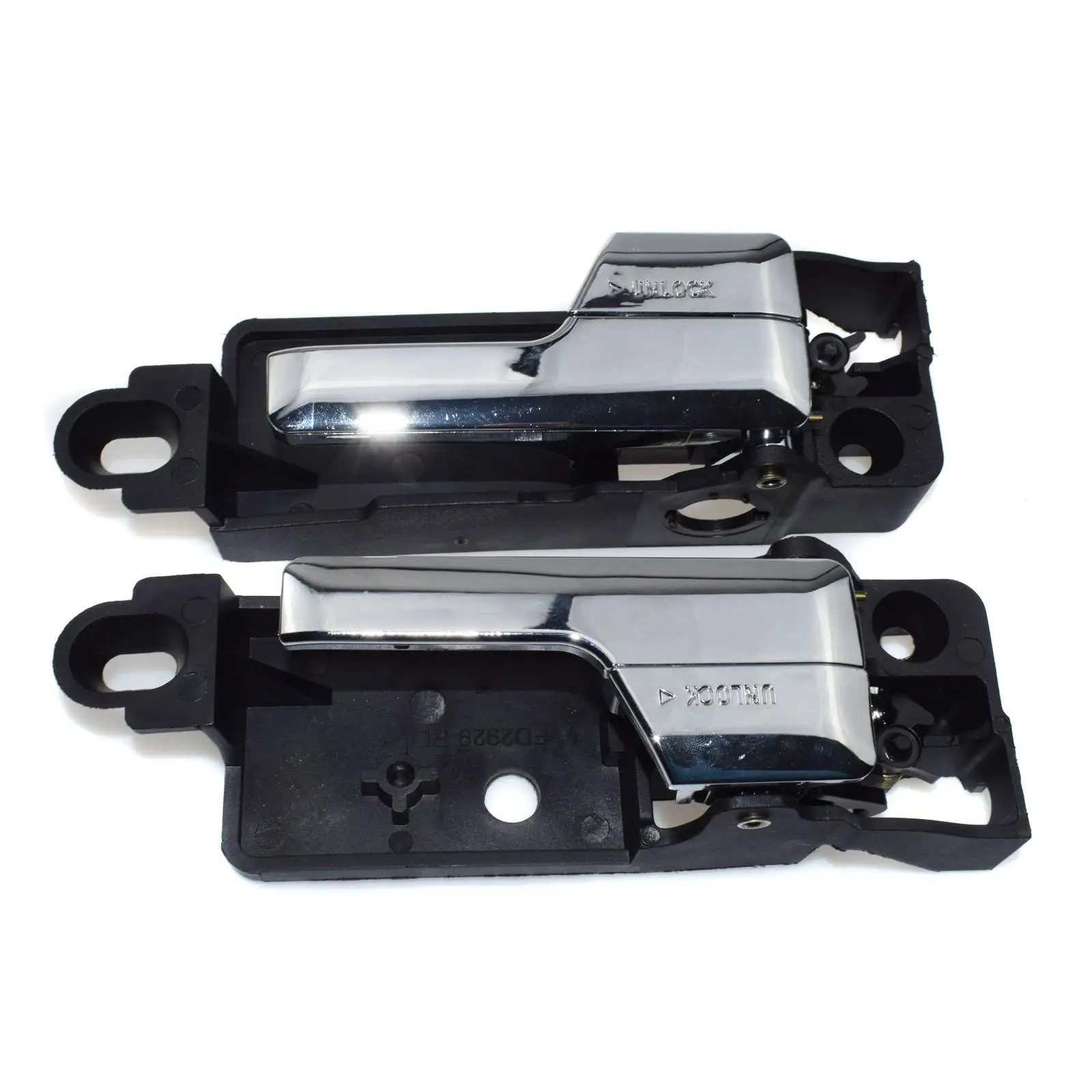 SMILING WAY 2 шт Передняя Задняя правая+ левая хромированная внутренняя дверная ручка для Ford Fusion, Mercury Milan, Lincoln MKZ Zephyr - Цвет: RL and RR