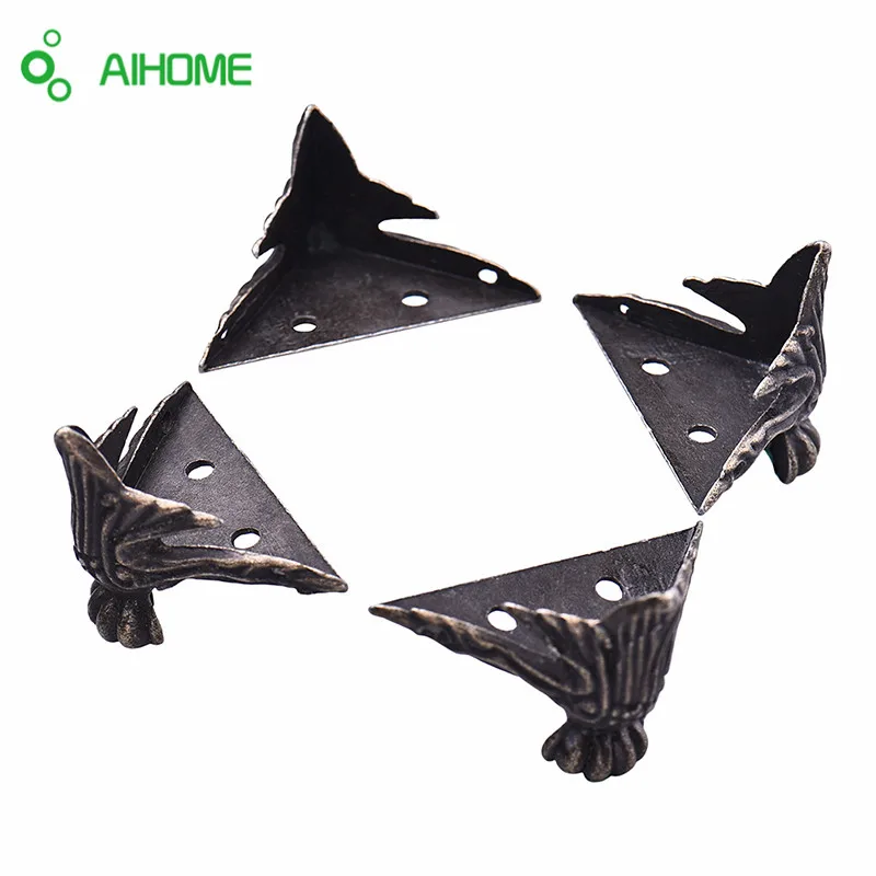 Новинка 4 шт. антикварная латунная Подарочная коробка для ювелирных изделий