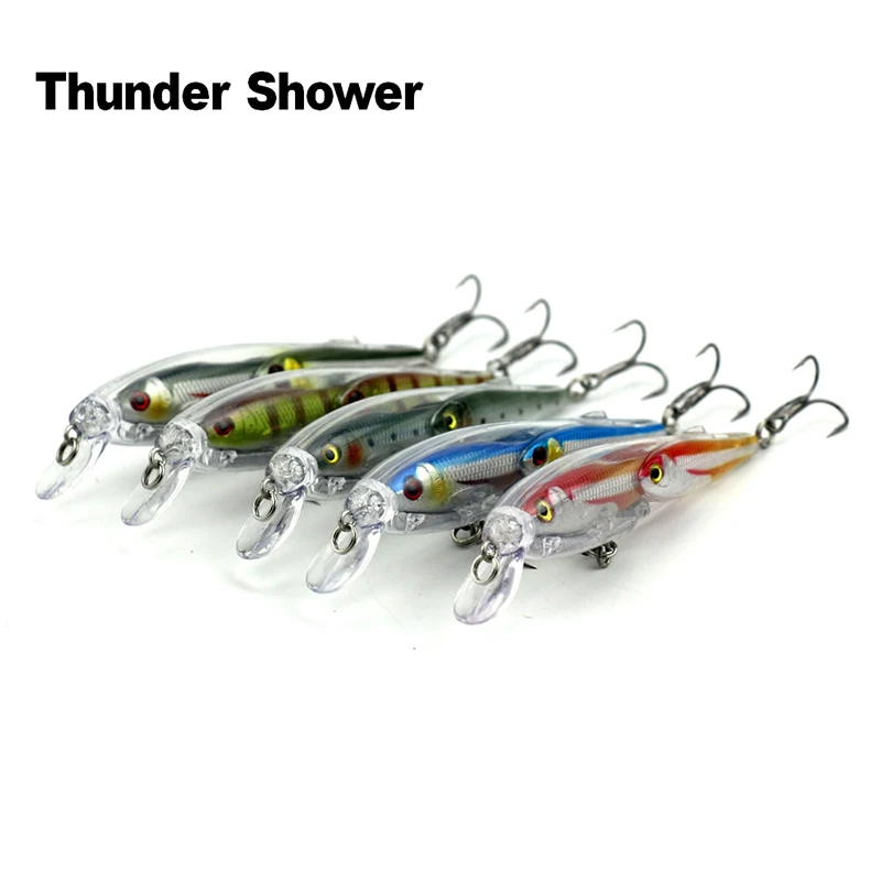 

ThunderShower 5PCS 10.5cm 11g Jerkbait Fishing Lures Crankbait Artificial Fishing Tackle