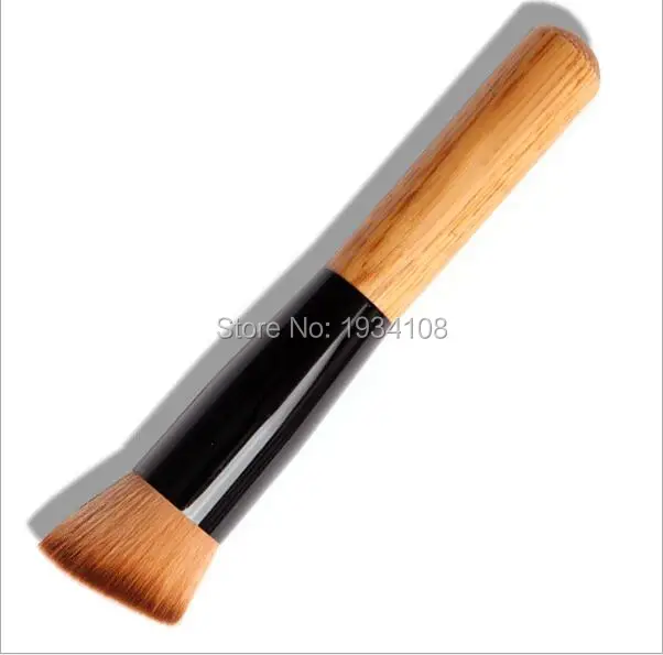 100 PCS kuas bedak Gagang kayu Multi-fungsi sikat Blush on masker Foundation Makeup alat Dijual panas 2015 | Красота и здоровье