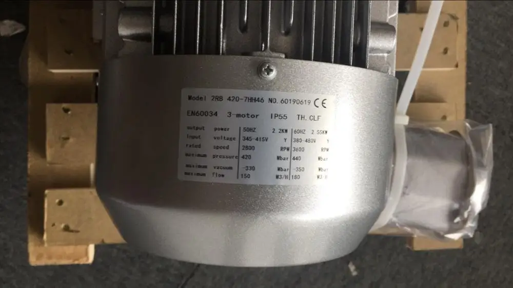 2RB420-7AH46 2.2KW высокого давления вакуумные креветки водоёмы дуя кислорода вихревой воздушный вентилятор/Вакуумный насос с ЧПУ