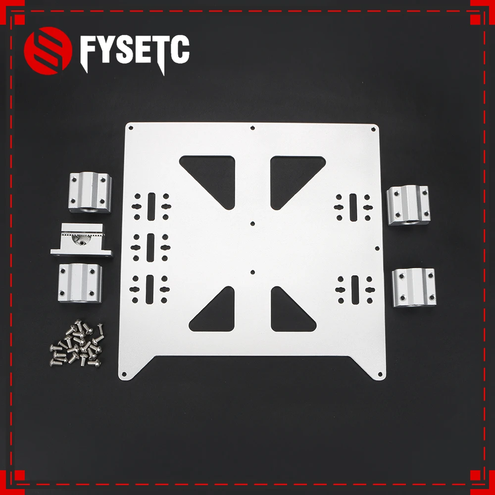 Алюминиевая Y образная анодированная пластина с SC8UU pgrade Prusa i3 V2 опорная Hot Bed для