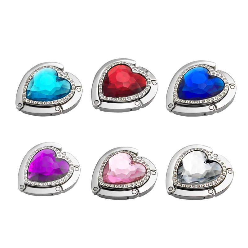 Pacgoth металла подарок сердце Форма стол крюк повесить держатель мешка Запчасти