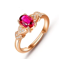 925 sterling silver fine jewelry pink topaz rings fashion gift for women open ring jewelry for wedding j050702agfb wholesale