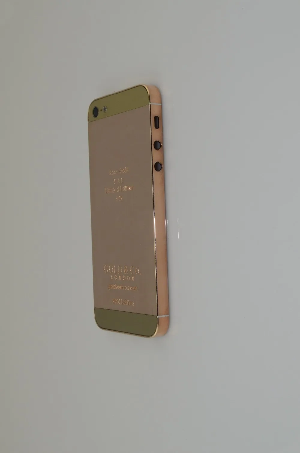 Корпус из розового золота оаэ для iphone 5, обшивка корпуса из розового золота для iphone 5 со всеми боковыми кнопками