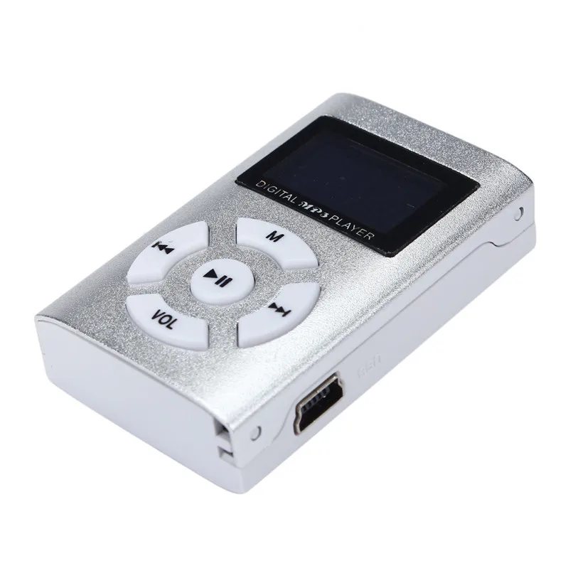 Портативный USB мини MP3 плеер ЖК-экран Поддержка Micro SD TF карта со спортивным дизайном 30JUL0