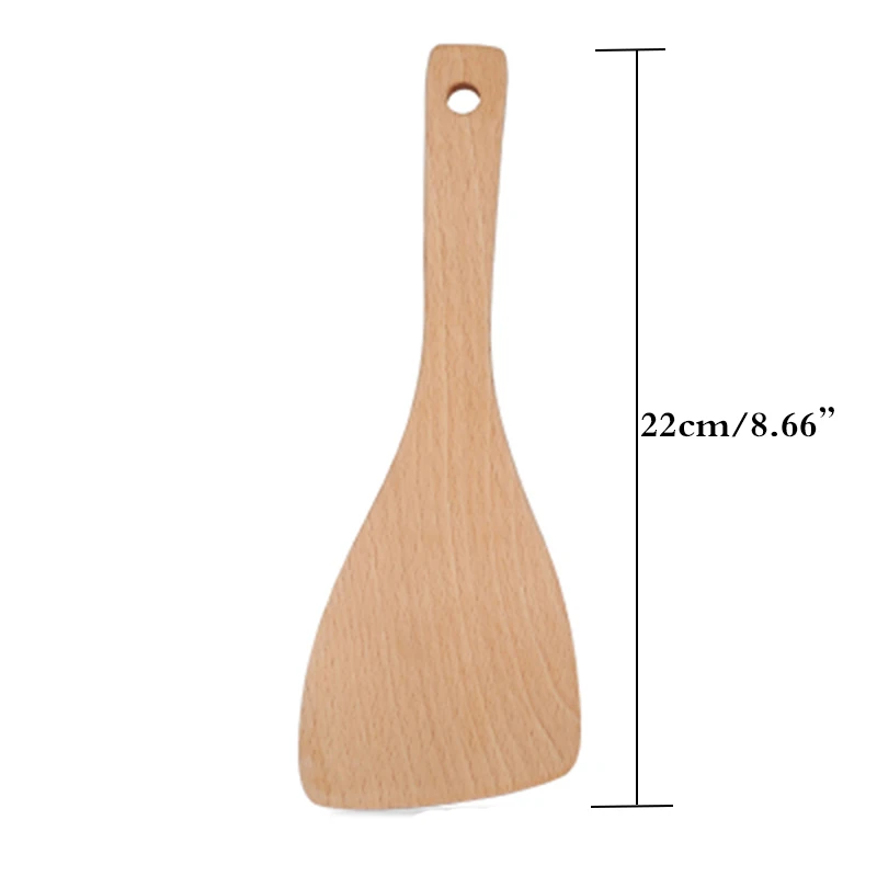 Кухонная лопатка из бука деревянная для риса лопата салата шпателя кухонная