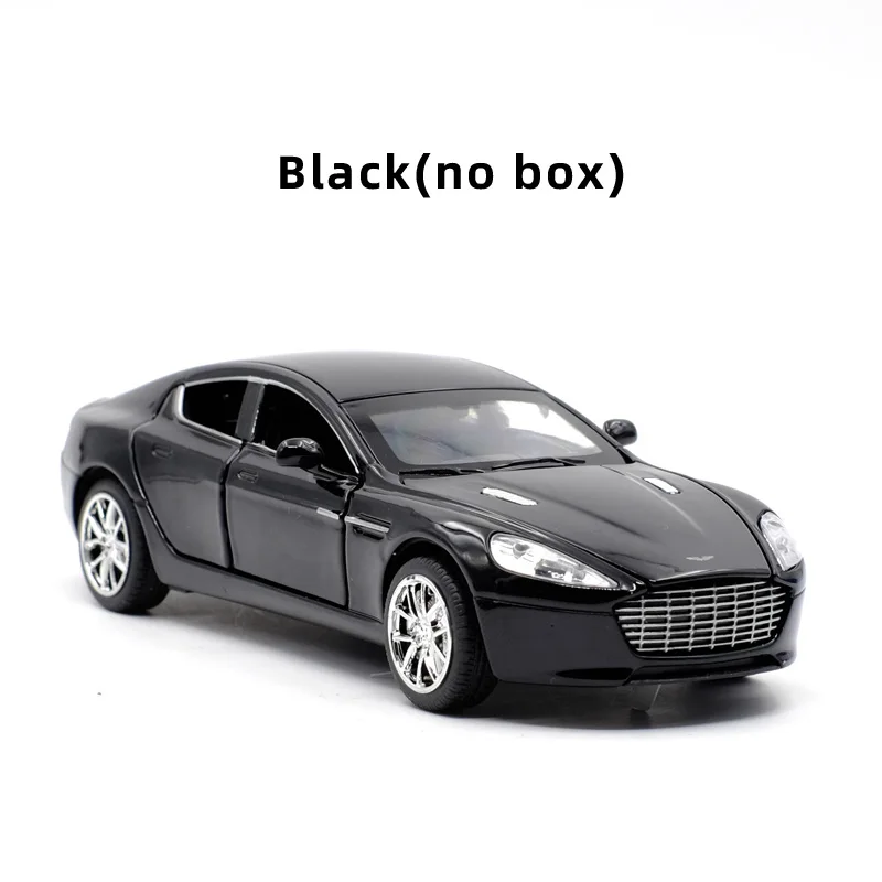 black 1:32, Martin, модель спортивного автомобиля из сплава, литая под давлением, шесть дверей, открывающийся звуковой светильник, Супер гоночный автомобиль, горячее предложение, колесо для детей - Цвет: black