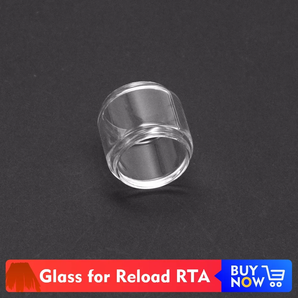 Volcanee 2 шт./лот сменная стеклянная трубка для перезагрузки RTA атомайзера Запасное