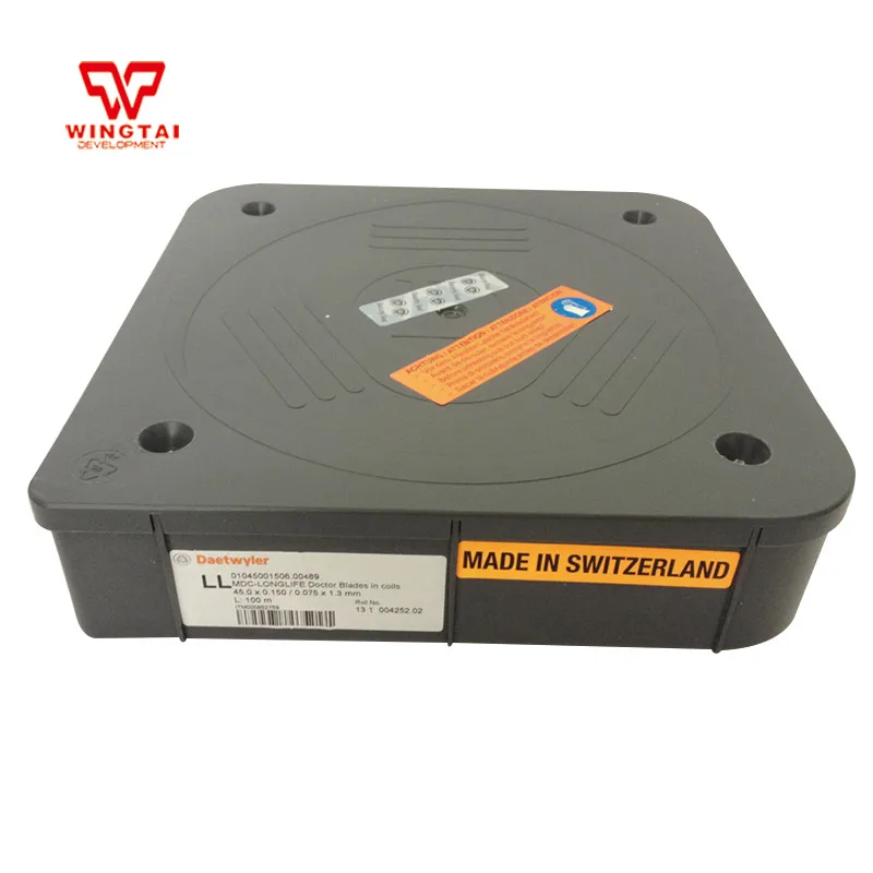 

W40mm*T0.15mm*L100m Switzerland Original Daetwyler MDC Longlife Doctor Blades for Flexo Printing