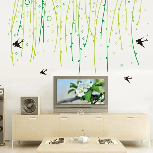 Новые лопатки из ивового дерева гостиная домашнее украшение настенные наклейки