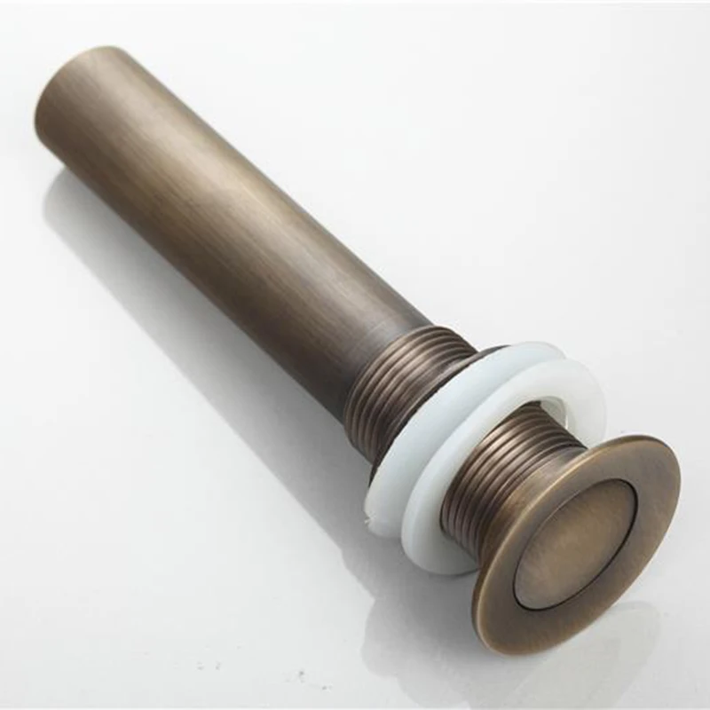 Высококачественный Слив для ванной комнаты KEMAIDI Ретро Антикварный латунный