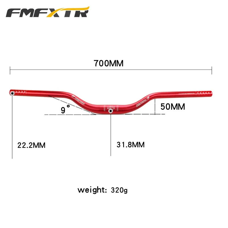 FMFXTR велосипедный руль 700 мм 31 8 XM MTB DH для горных гонок горного велосипеда стояк