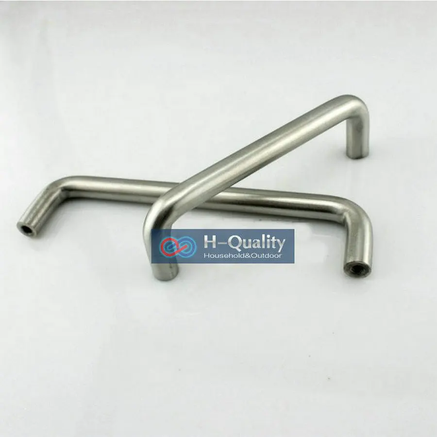 

С бесплатными винтами, 2 шт./лот, 288 мм длина, материал из нержавеющей стали, ручка для мебели, круглая ручка для ящика, ручка для шкафа, выдвижной ящик