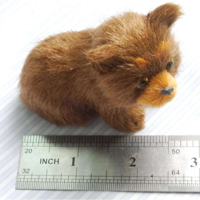 

G07-X369 children baby gift Toy 1:6 Dollhouse mini Furniture Miniature doll Accessories brown bear 1pcs