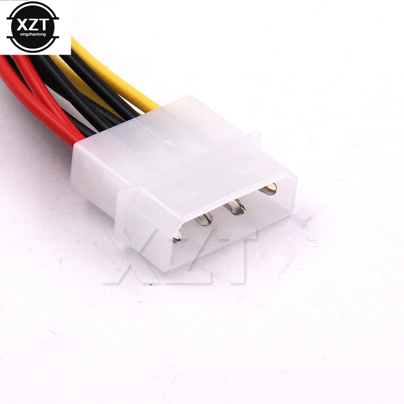 10 шт. 4 pin типа папа 2*4 Famale Удлинитель силовой кабель IDE/SATA 4pin отклонения в размерах