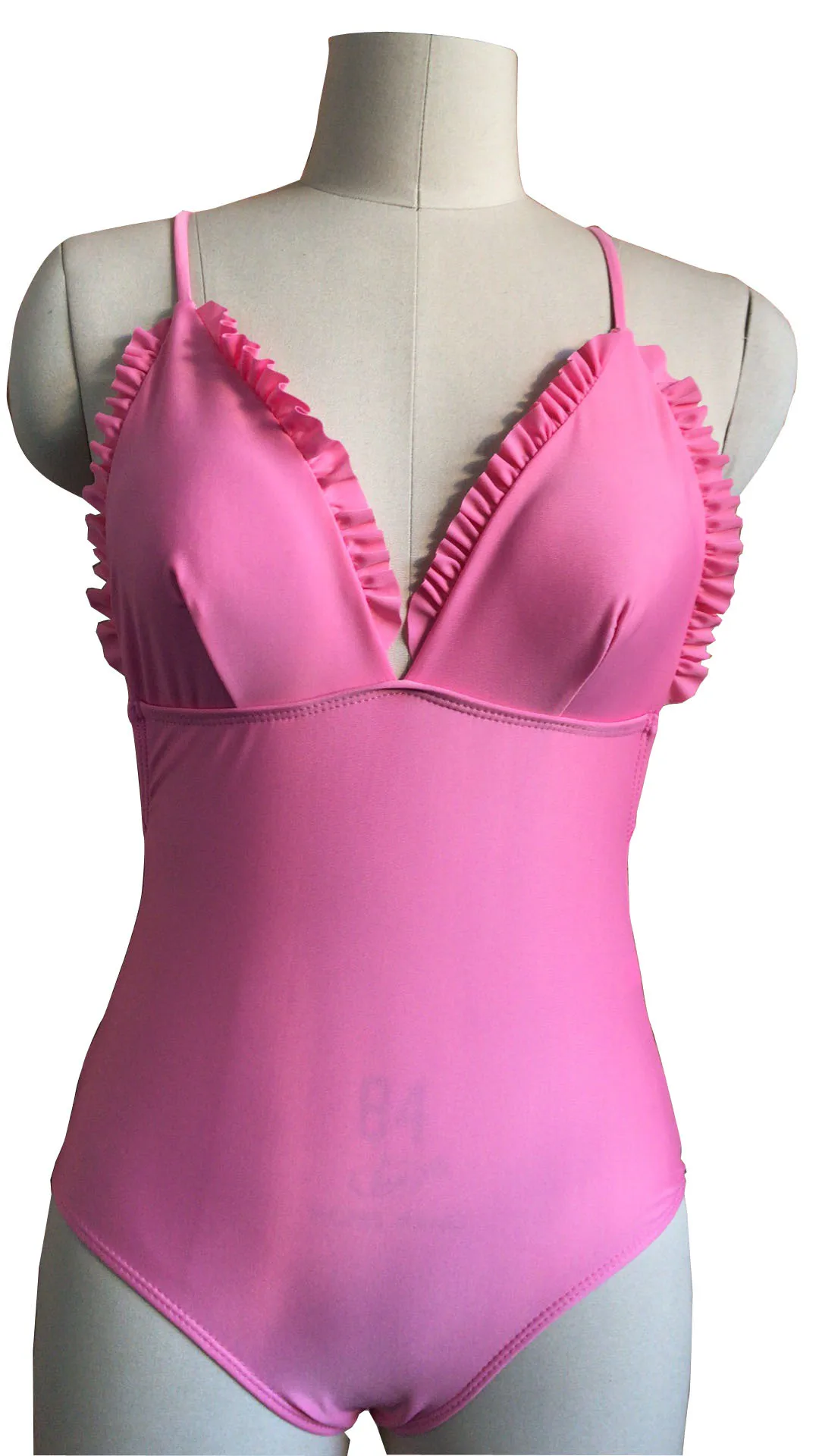 2019 New Sexy Ladies Swimsuit Bikini Bandage Swimwear One Piece Suit Flouncing Swimming Femme Girls Bathing Biquini |