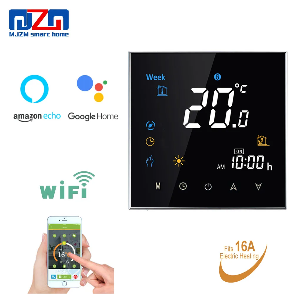 Термостат MJZM 16a 3000 wi Fi контроллер температуры для электрического подогрева пола
