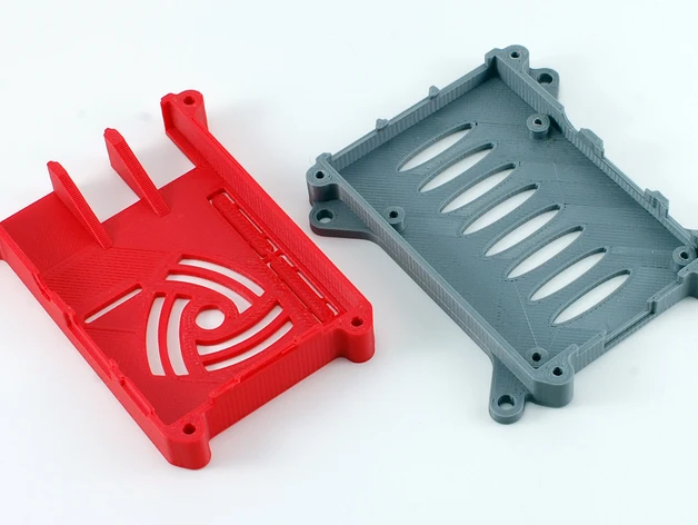 Raspberry Pi 3 2 и чехол модели B + с креплениями VESA детали принтом PLA (без платы)|pi 2|pi 3case case