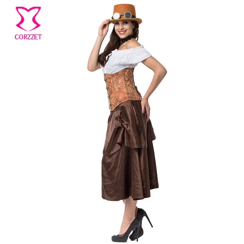 Женские корсеты и бюстье готическое корсетное платье готика под грудью стальной