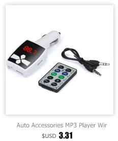 Автомобильный MP3 музыкальный плеер Авто аксессуары беспроводной Bluetooth автомобильный комплект MP3 плеер fm-передатчик SD TF двойной USB зарядка ЗЕЛЕНЫЙ@#230