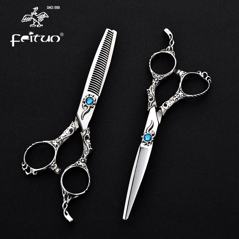 Профессиональный 6 дюймов Резка истончение Styling Инструмент Ножницы для волос Tesoura