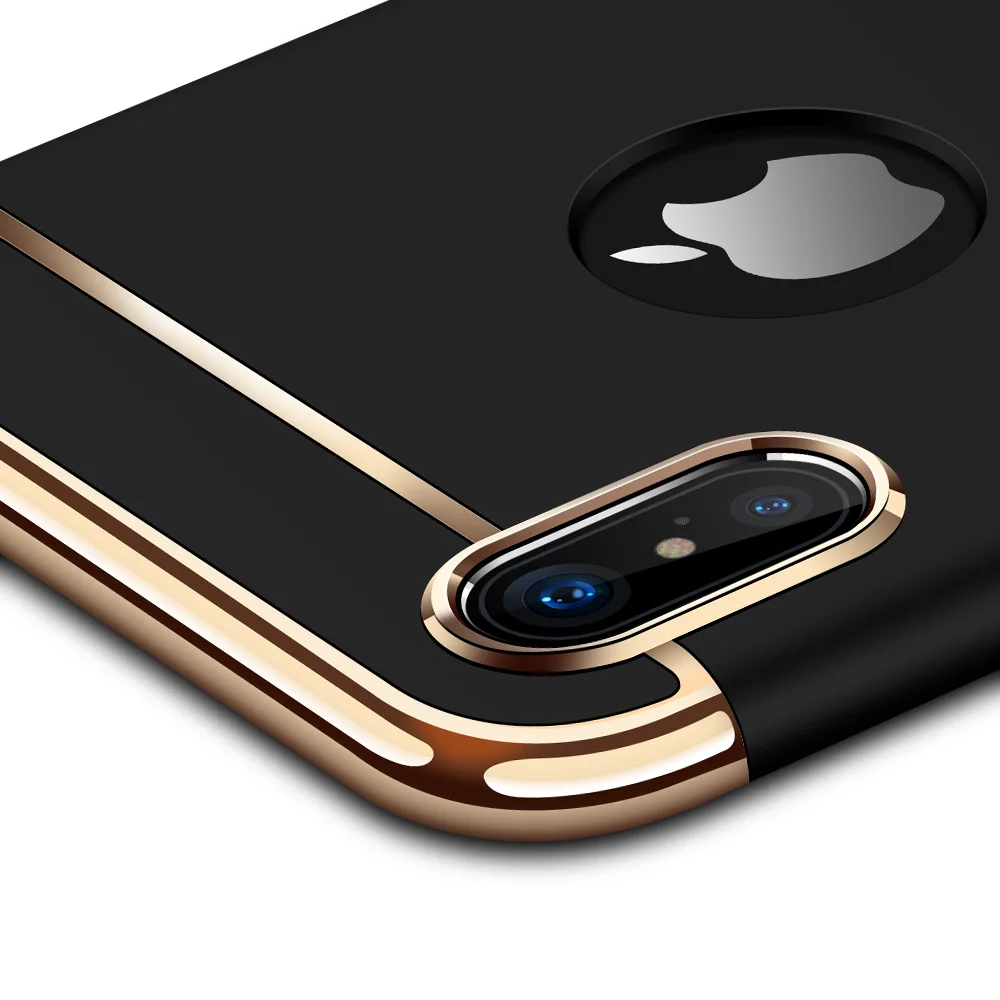 Original Joyroom for Iphone X Ultra Thin Plating Hard Phone Protective Case Matte back Mobile Cover iphone |