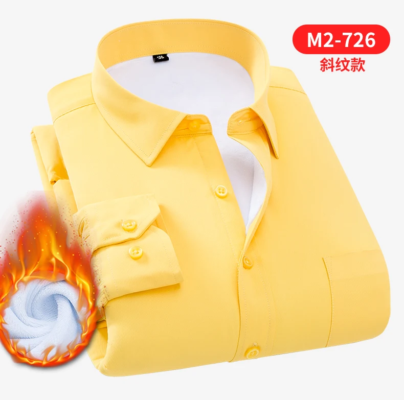 Зимняя мужская рубашка теплый 5XL 6XL 7XL 8XL пушистым Повседневное Рубашка свободного кроя однотонные полосы Мужская рубашка с длинным рукавом с длинными рукавами
