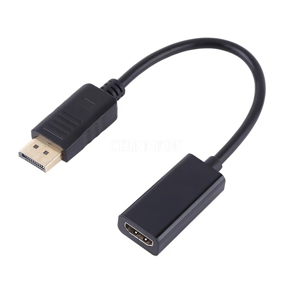 DHL 100 шт. адаптер DisplayPort-HDMI DP порт дисплея к HDMI преобразователь штекер-гнездо