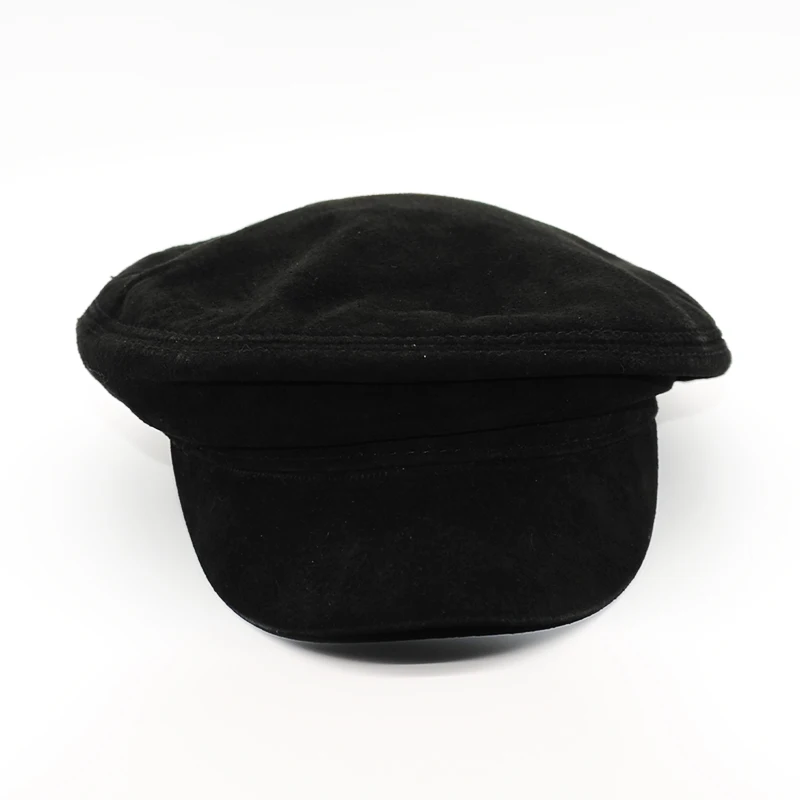 Черный Для взрослых, Gorras, настоящие, новые, военные шапки, Haisum, американский стиль, шерстяные, темно-синяя шапка, для студентов, шляпа моряка для мужчин и женщин, Cs45 - Цвет: Черный