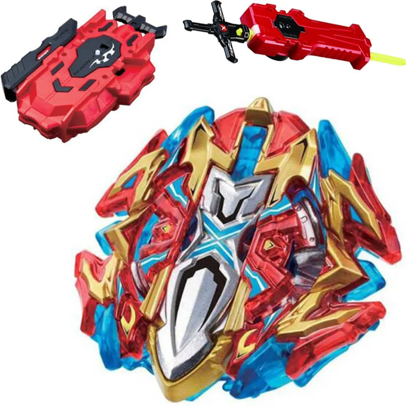 

B-X TOUPIE BURST BEYBLADE Spinning Top 1' Sword BOOSTER B-120 LR RED Launcher and Sword Launcher B121 B122 B125 B127 B128