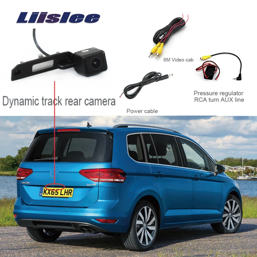 Liislee для Volkswagen Touran Golf автомобильная парковочная камера заднего вида + Широкий