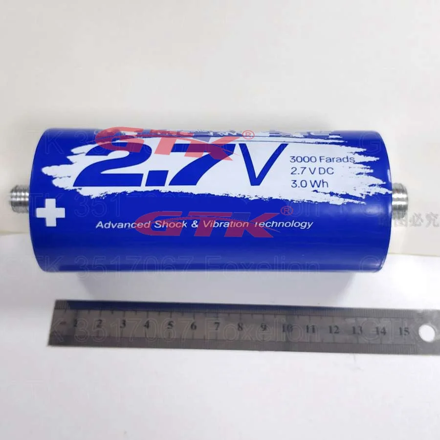 1 шт. 2 7 v 3000F Суперконденсатор ультраконденсатор начать Мощность супер фарадный