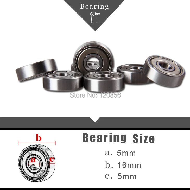 Оптовая продажа диаметром 5x16x5 мм (625 дюйма) миниатюрный радиальный