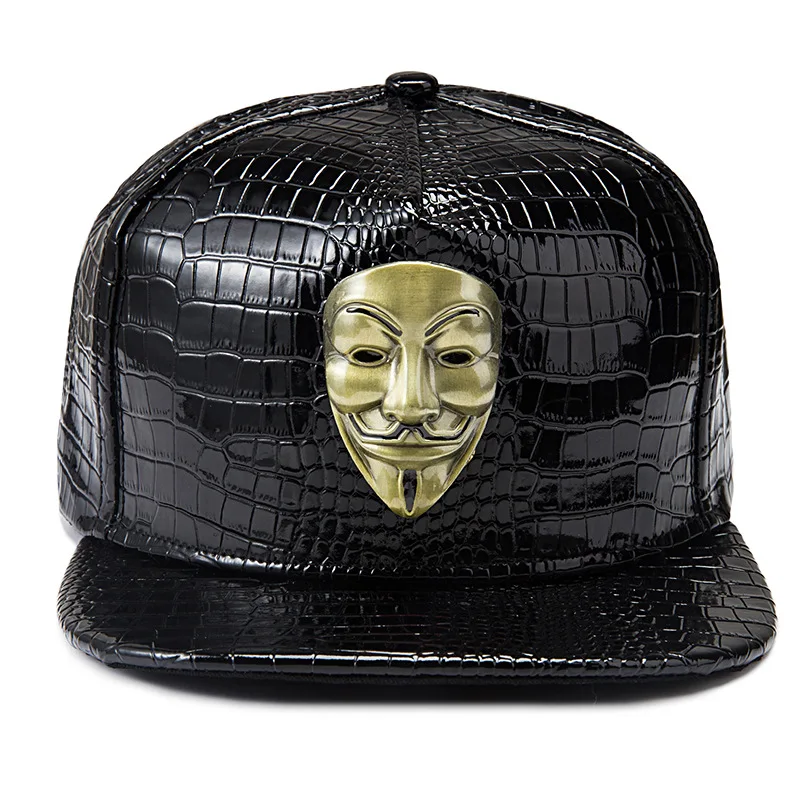 Золотые шляпы из искусственной кожи в стиле хип-хоп с бриллиантами и