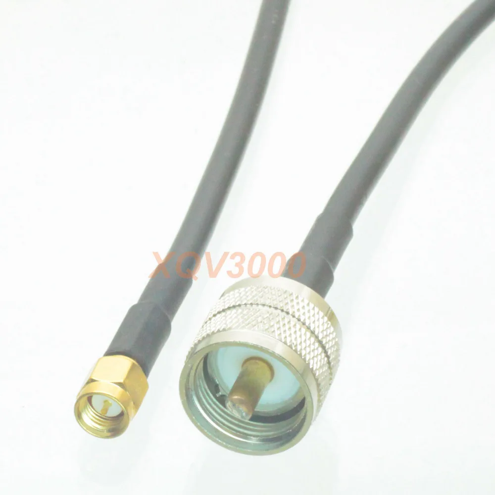 RG58 20 дюймов RF pigtail SMA контактный штекер для PL259 UHF мужской прямой кабель wifi|cable 2 pin|pin